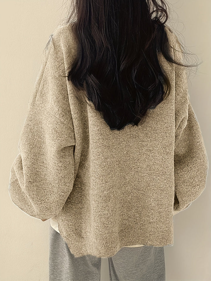EVERLIGHT | MAGLIONE CASUAL CON SPACCHI LATERALI