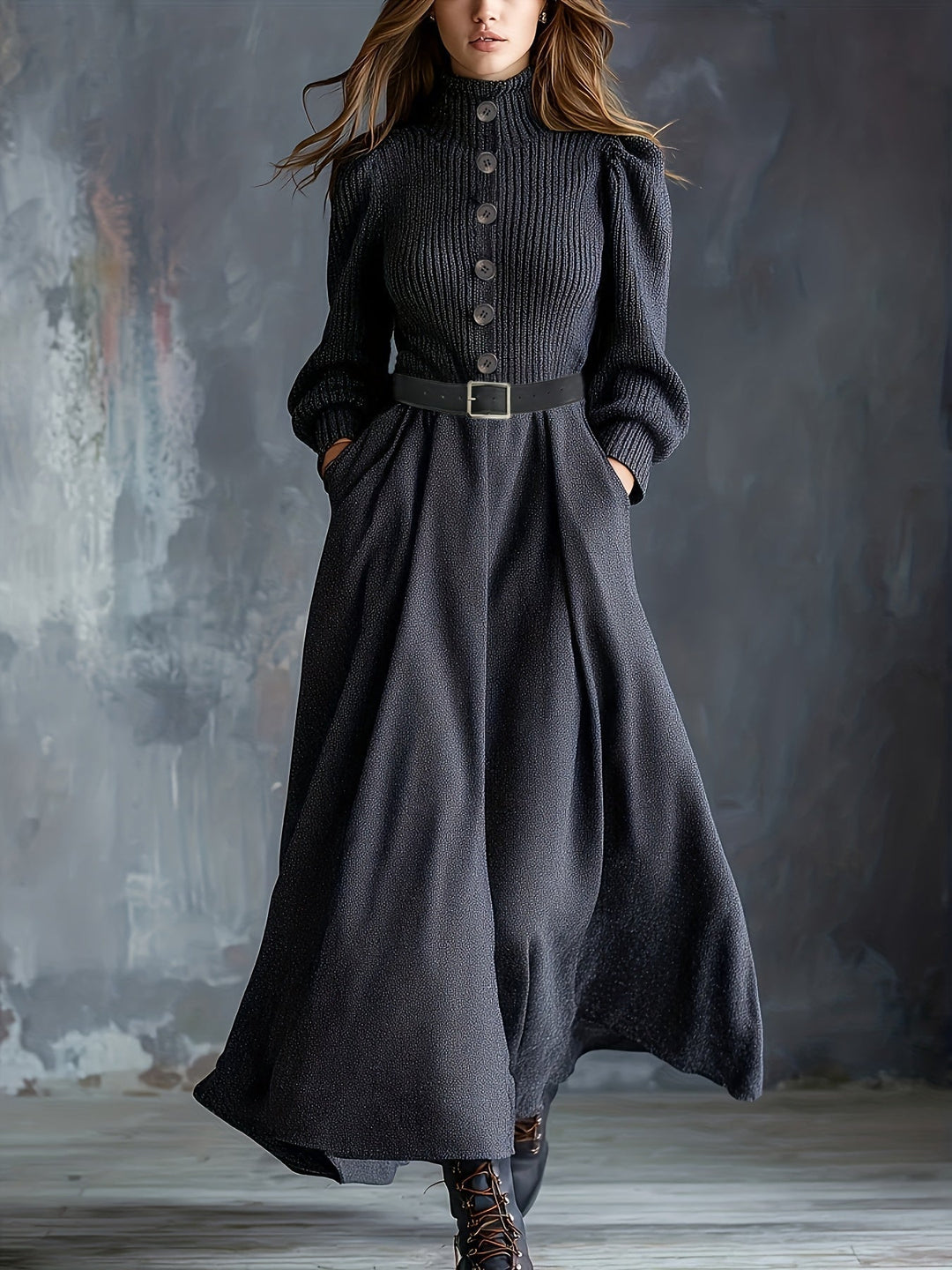 NOEL | ABITO INVERNALE VINTAGE CON TASCHE