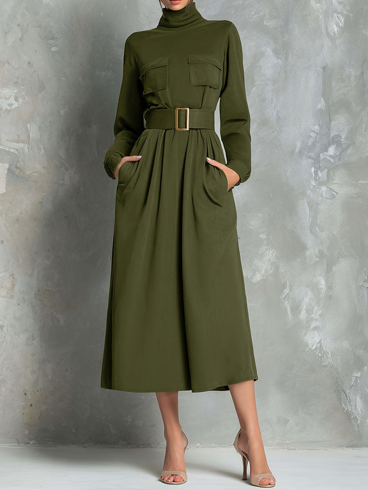 IVEY | ABITO SVASATO VERDE OLIVA
