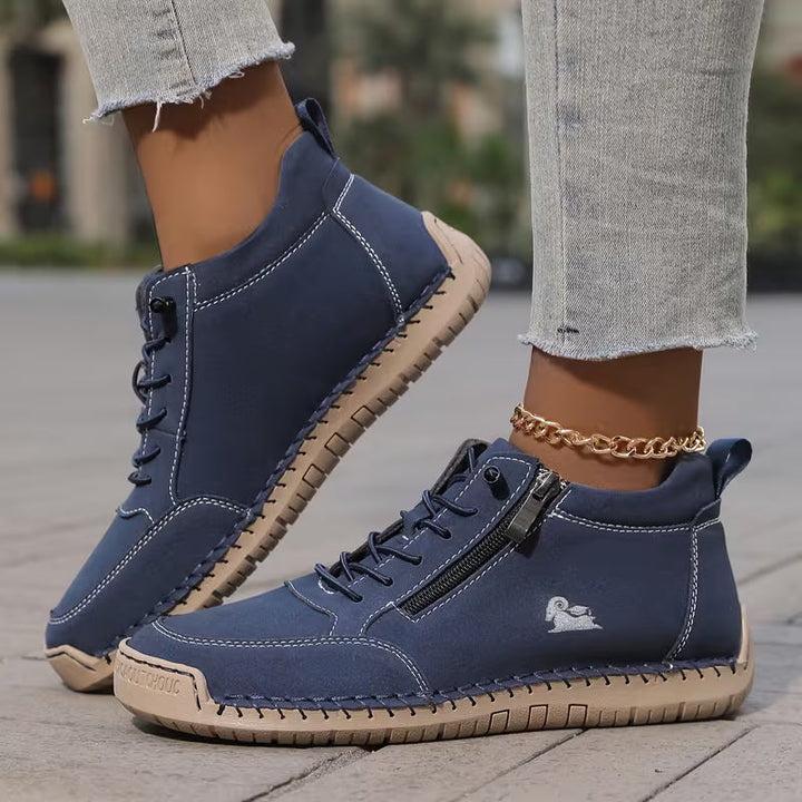 Mila | Scarpe comode con zip laterale
