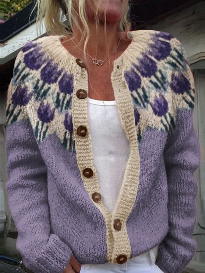 KEIRA | CARDIGAN FLOREALE
