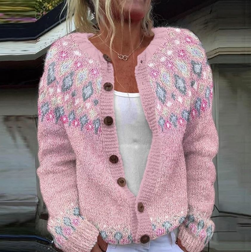SOFIE | CARDIGAN ROSA COMODO
