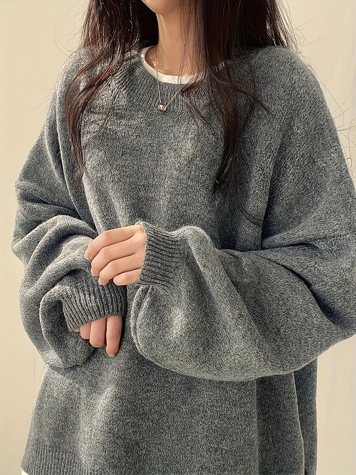 EVERLIGHT | MAGLIONE CASUAL CON SPACCHI LATERALI