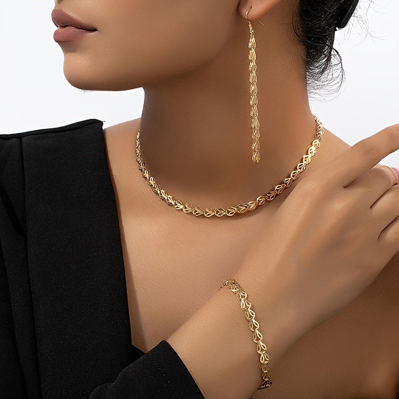 Set di Gioielli Elegante 3 Pezzi