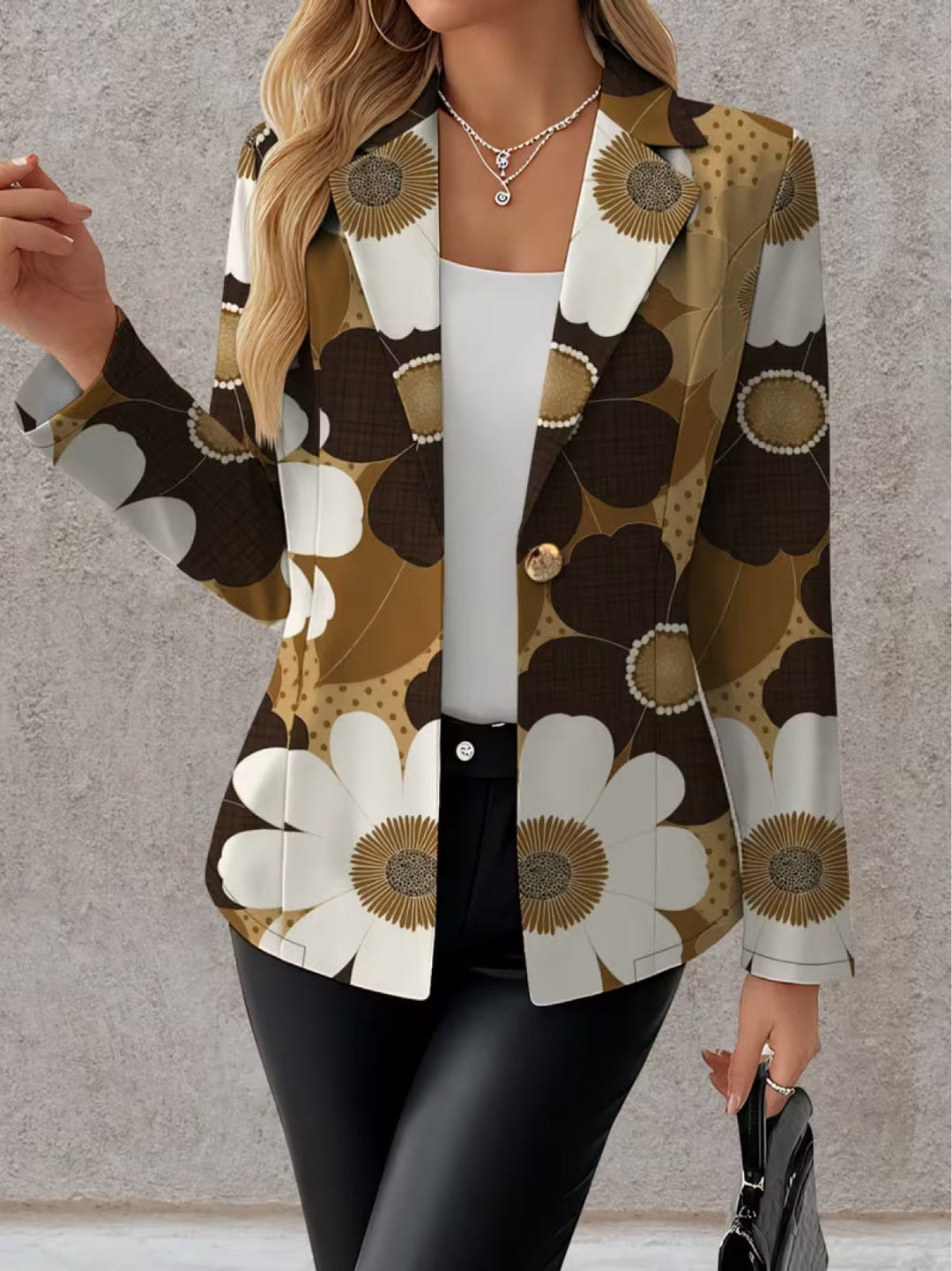 Clothilde | Blazer Donna con Stampa Margherite