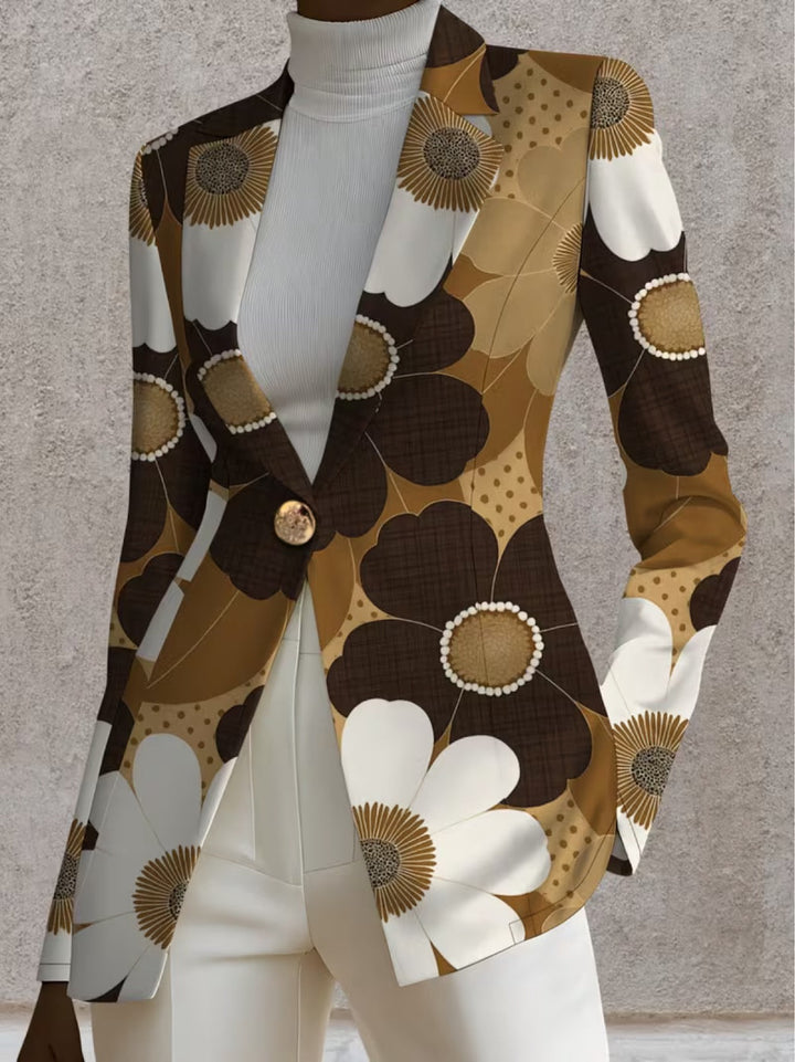 Clothilde | Blazer Donna con Stampa Margherite