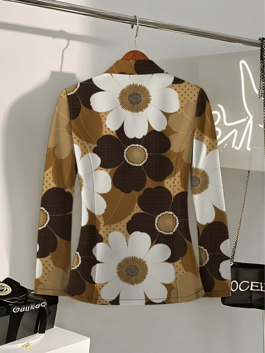 Clothilde | Blazer Donna con Stampa Margherite