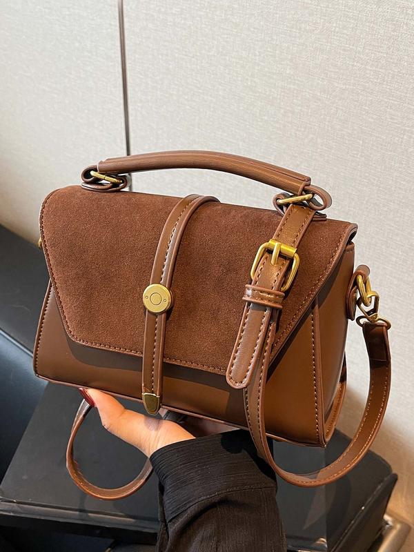 ALWINA™ - BORSA A SPALLA CON CUCITURE A CONTRASTO TRENDY