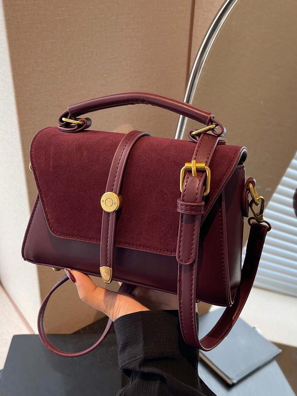 ALWINA™ - BORSA A SPALLA CON CUCITURE A CONTRASTO TRENDY