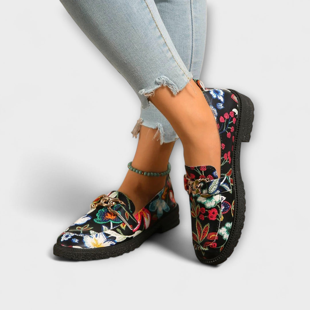 CAMILLE - MOCASSINI MULTICOLORE D'EFFETTO