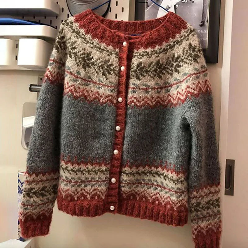 TASHA | CARDIGAN ISLANDESE VINTAGE