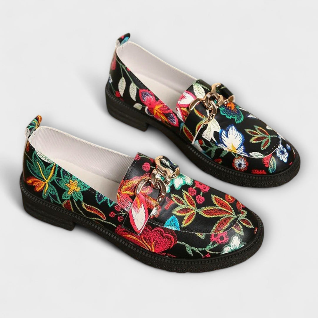 CAMILLE - MOCASSINI MULTICOLORE D'EFFETTO