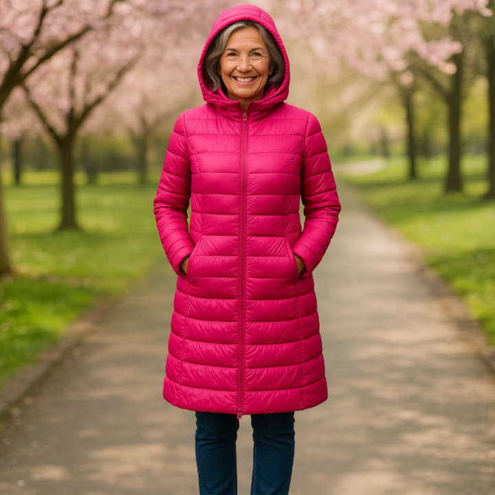 Helsa | Giacca lunga imbottita - Rosa