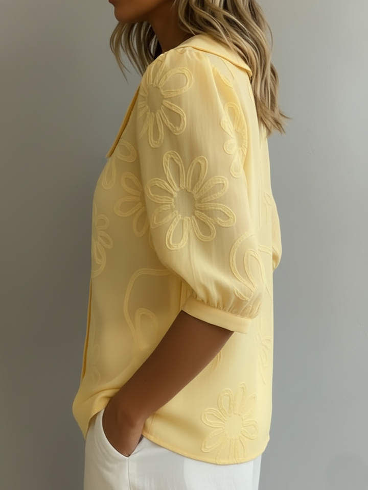 AURÉLIE | BLUSA FLOREALE LEGGERA