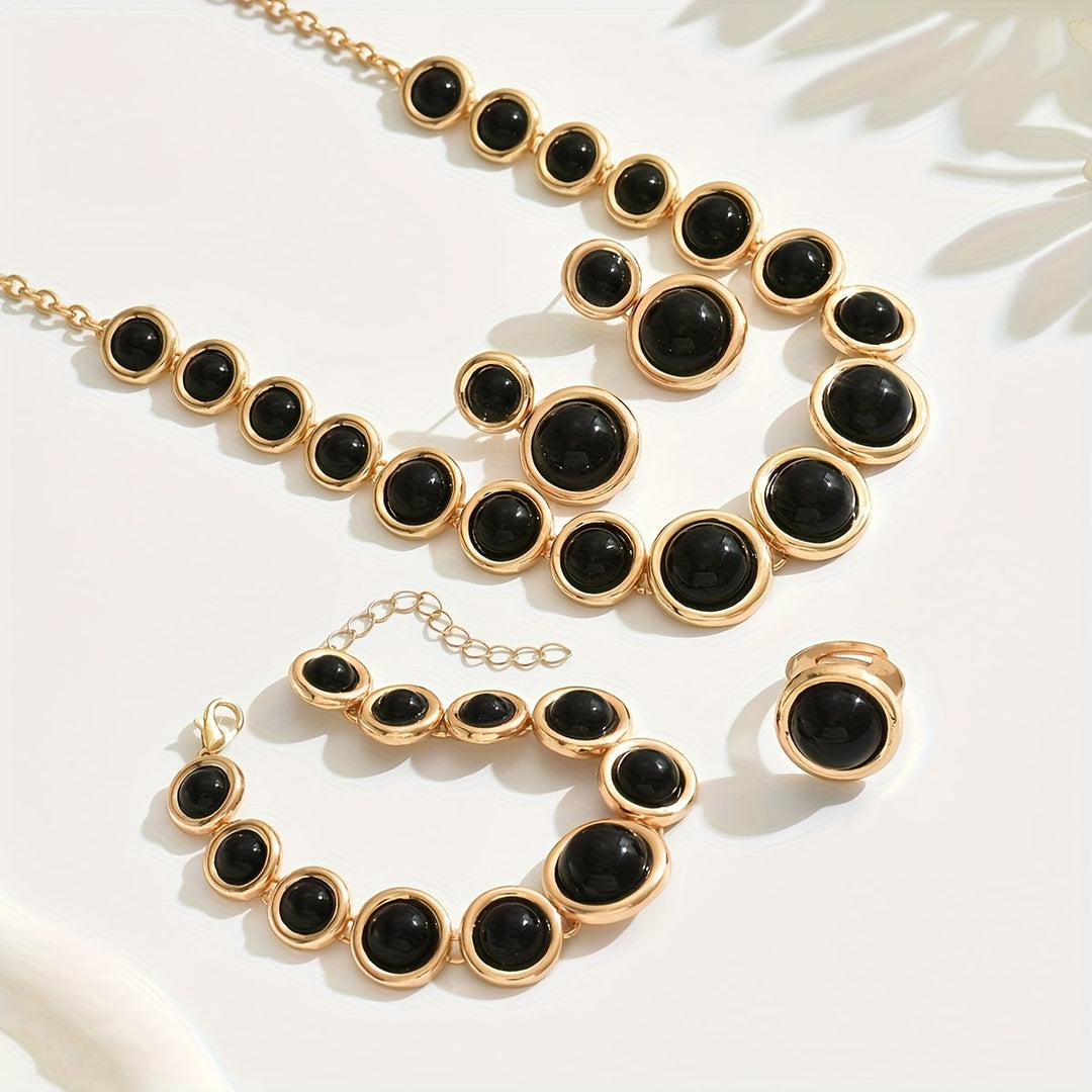 Set di Gioielli Retrò 4 Pezzi