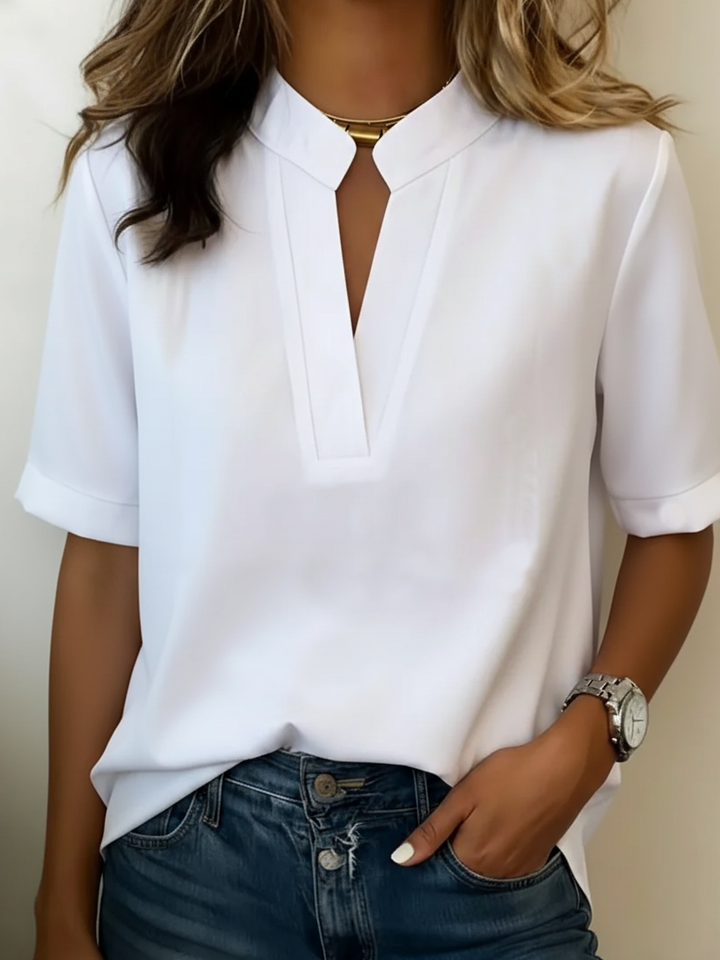 ÉLISE | BLUSA ELEGANTE CON SCOLLO A V