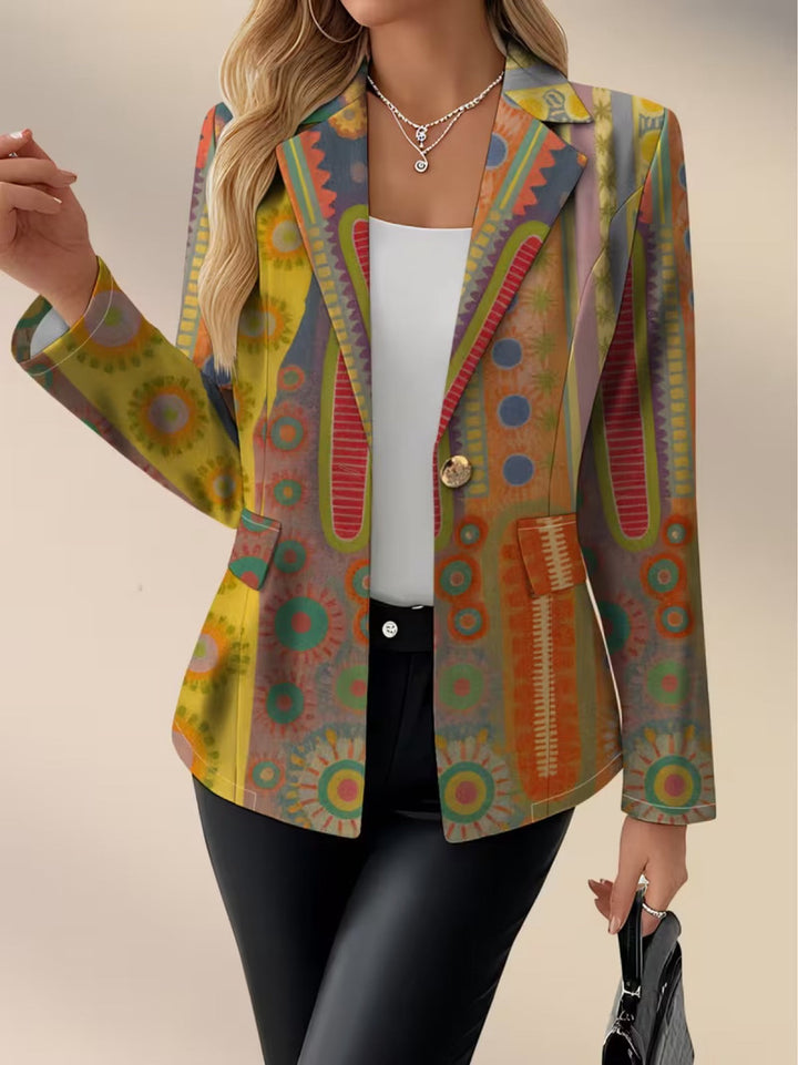 Faustine | Blazer Donna con Motivo Medaglione