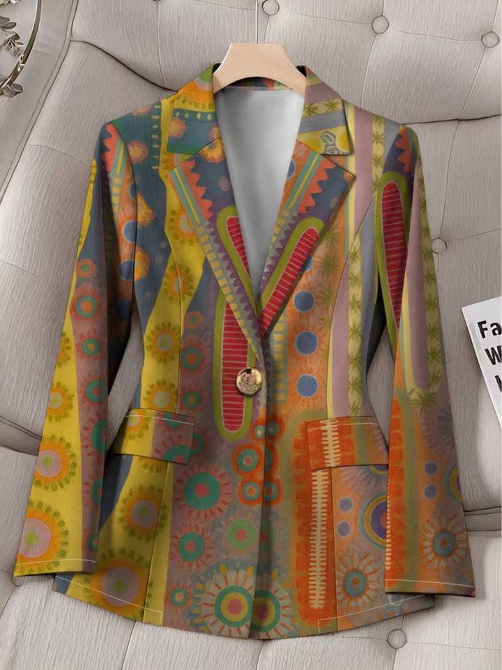 Faustine | Blazer Donna con Motivo Medaglione