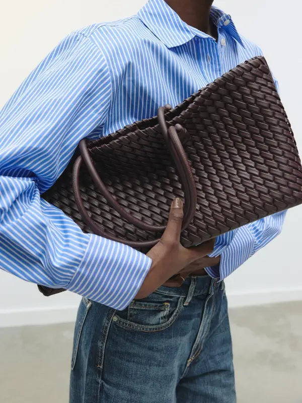 LINDSAY™ - Elegante Borsa Tote Intrecciata per Uso Quotidiano Informale