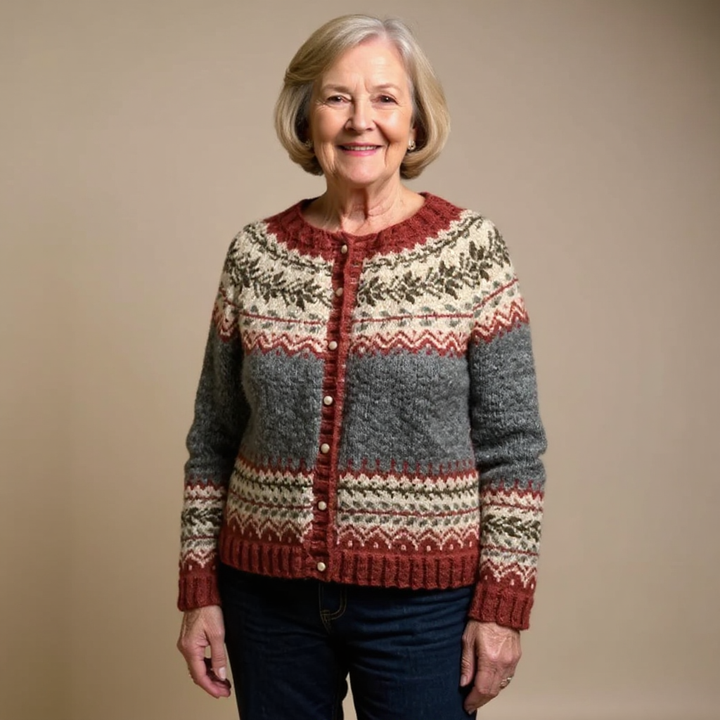 TASHA | CARDIGAN ISLANDESE VINTAGE