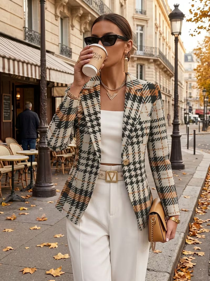 Ghislaine | Blazer Donna Pied-de-Poule