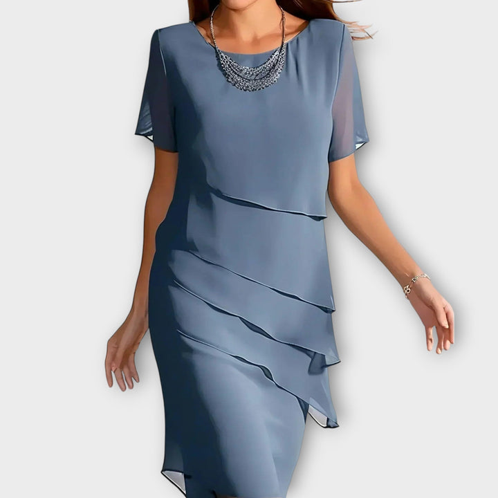 TESSA | ABITO ELEGANTE CON DRAPPEGGIO