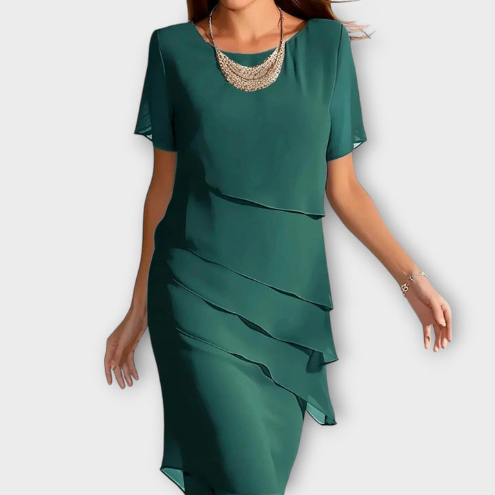 TESSA | ABITO ELEGANTE CON DRAPPEGGIO