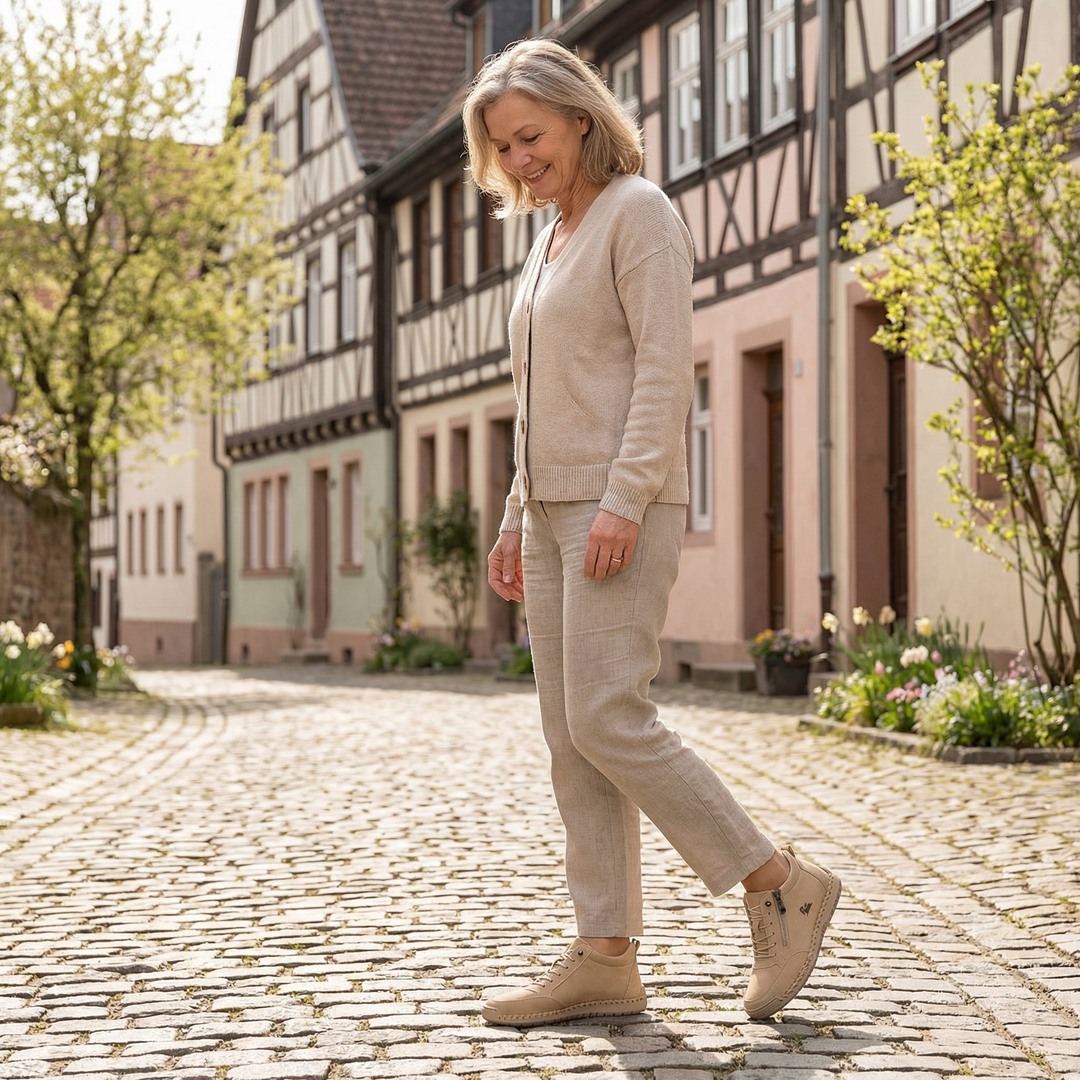 Mila | Scarpe comode con zip laterale