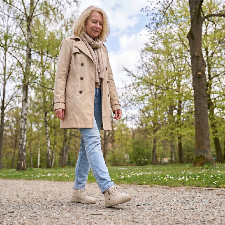 Mila | Scarpe comode con zip laterale