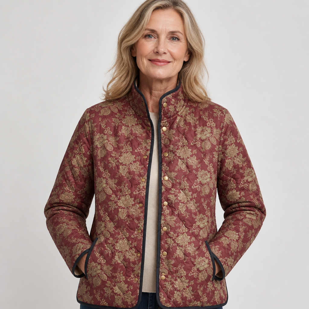 Joan | Giacca trapuntata a motivo patchwork