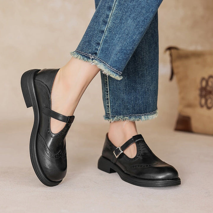 Talvanna | Mary Jane Eleganti in Pelle