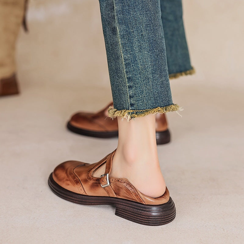 Talvanna | Mary Jane Eleganti in Pelle