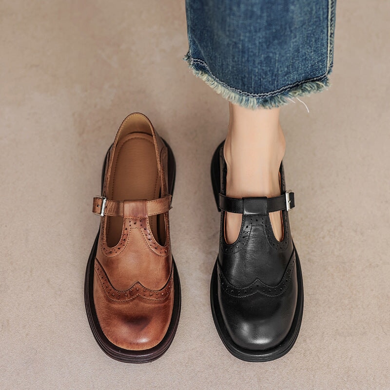Talvanna | Mary Jane eleganti in pelle
