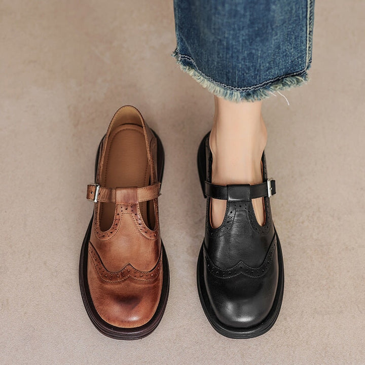 Talvanna | Mary Jane eleganti in pelle