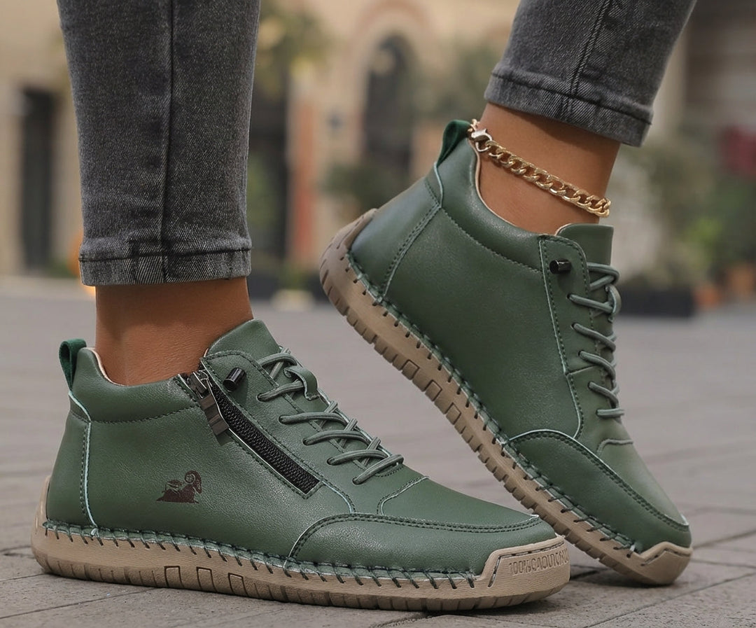 Mila | Scarpe comode con zip laterale