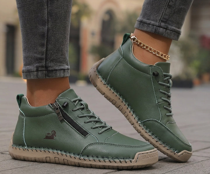 Mila | Scarpe comode con zip laterale