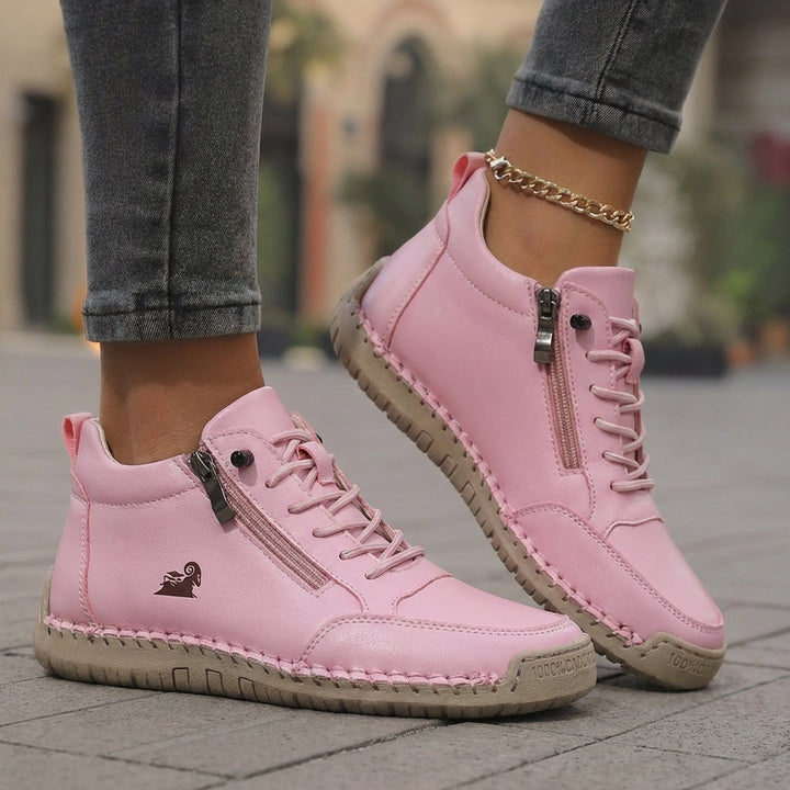Mila | Scarpe comode con zip laterale