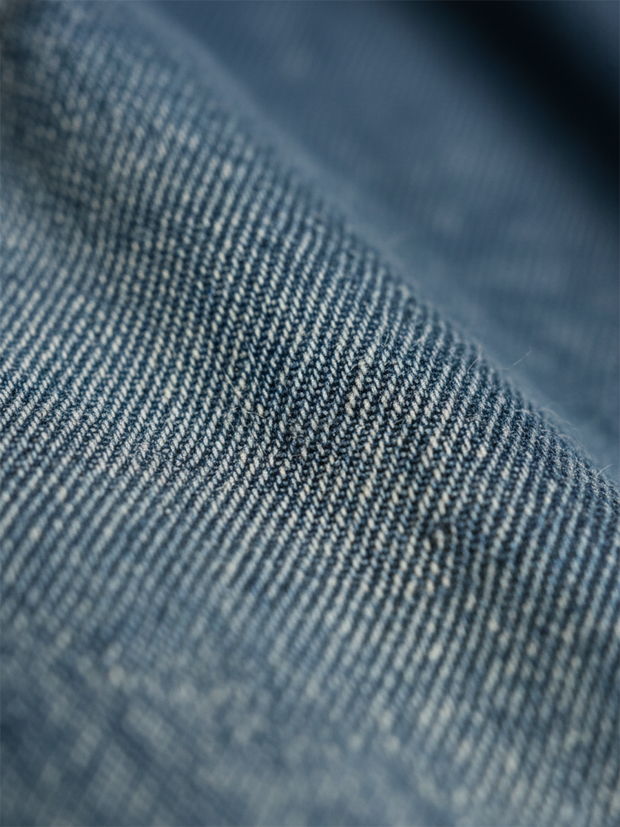 KAREN | ABITO LUNGO IN DENIM LAVATO