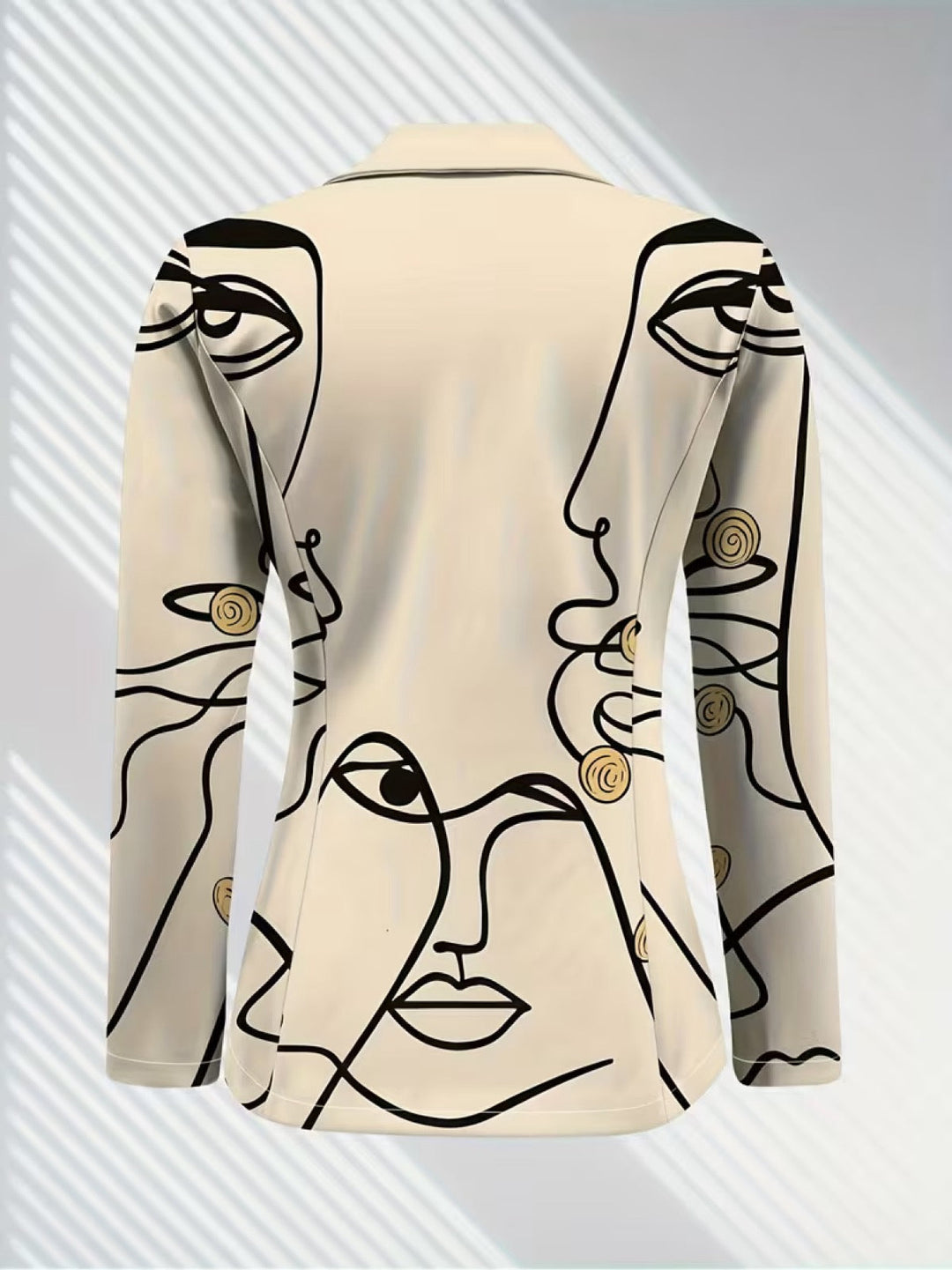 Philippine | Blazer Donna con Disegno Lineare
