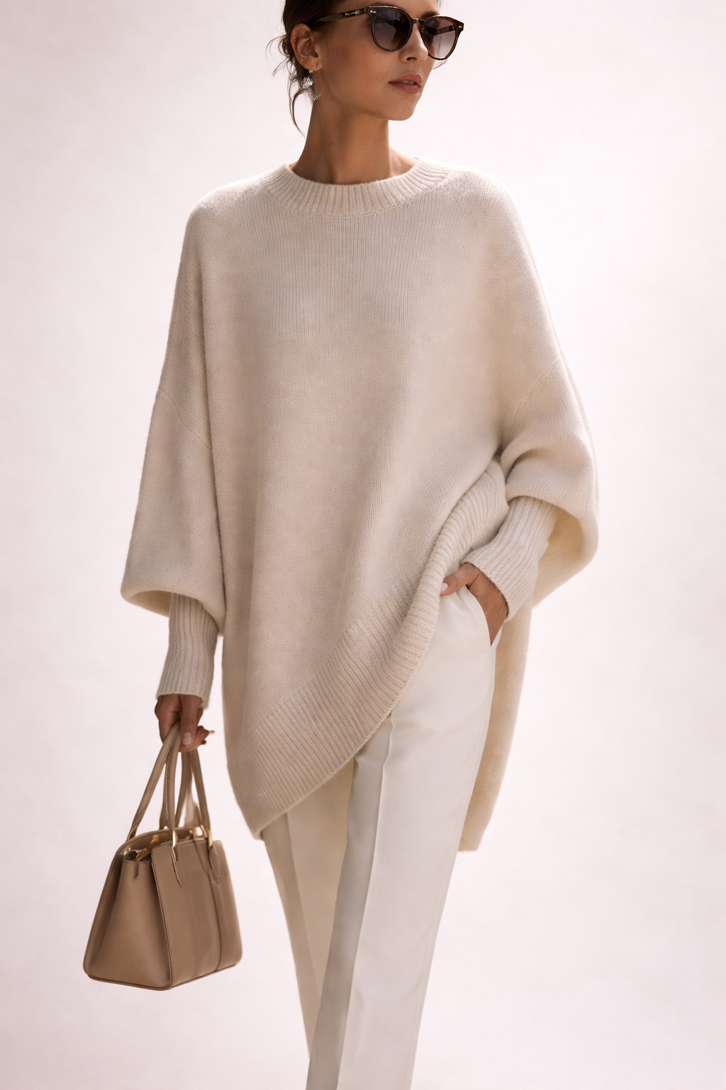 LIVIA | PONCHO PULLOVER OVERSIZE