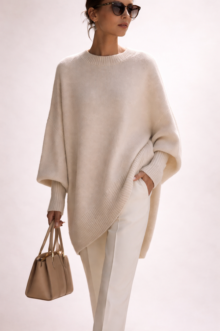 LIVIA | PONCHO PULLOVER OVERSIZE