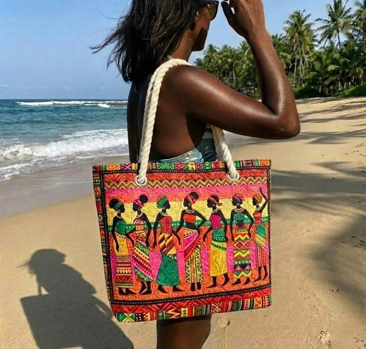 Borsa Mare Trapuntata Regine Africane – Idea Regalo