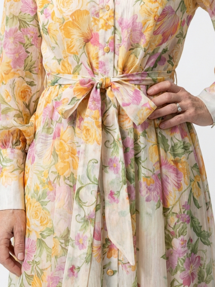 CRESSIDA | ABITO MAXI FLOREALE