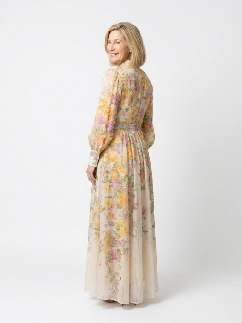 CRESSIDA | ABITO MAXI FLOREALE